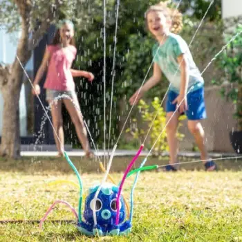 Sprinkler uji për lojëra InnovaGoods Octodrop, 360°, shumëngjyrësh
