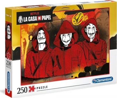 Enigmë Clementoni Netflix La Casa de Papel, 250 elemente - 1