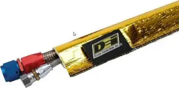 Mbështjellës nxehtësie Design Engineering Gold Heat Shield Sleeve, 1/2" x 36", i artë
