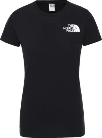 Bluzë femrash The North Face Half Dome Tee W NF0A4M8QJK3, pambuk, e zezë