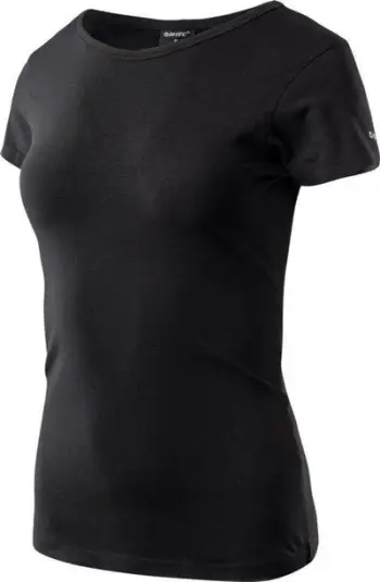 Bluzë për femra HI-TEC Lady Puro, pambuk, e zezë, S