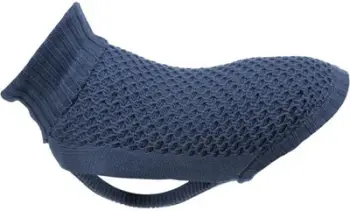 Pulovër për qen Trixie Norwood M, 50 cm, blu e errët
