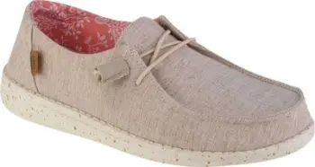 Këpucë për femra Hey Dude Wendy Chambray W 40058-2BK, tekstil, të lehta, bezhë