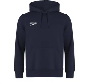 Bluzë me kapuç Speedo Club, fleece, xhep kangur, blu e errët