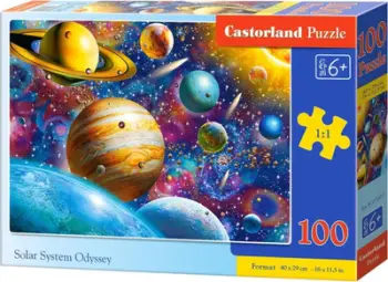 Puzzle Castorland Solar System Odyssey, 100 pjesë, për fëmijë