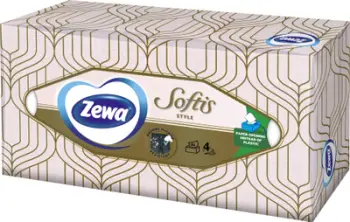 Facoleta higjienike Zewa Softis Box, 4 shtresa, kuti kartoni