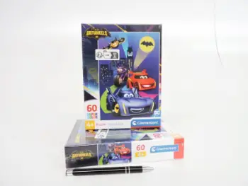 Puzzle Clementoni Batwheels Supercolor 26593, 60 pjesë, për fëmijë 4–6 vjeç, shumëngjyrësh