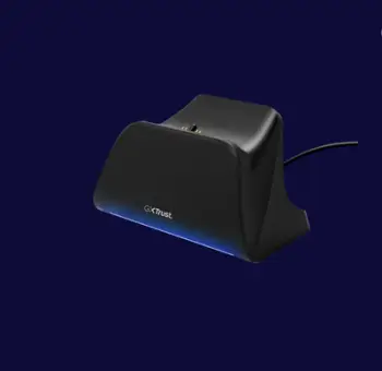 Stacion karikimi Trust GXT 255, për DualSense PS5, LED, i zi