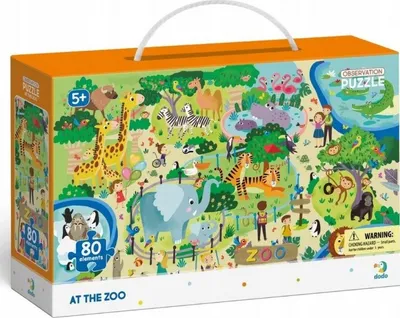 Puzzle Dodo Observation At the Zoo, 80 elemente - 1