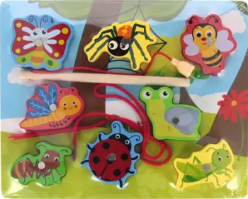 Puzzle druri magnetik Mega Creative MAGN Insects, 23x18 cm, shumëngjyrëshe