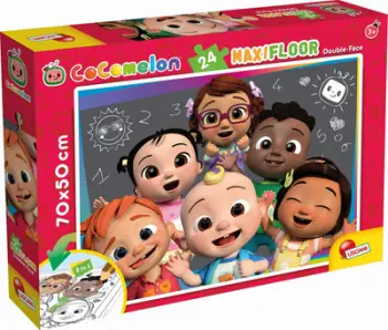 Puzzle dyshemeje Lisciani Cocomelon Double Sided, 24 pjesë, për fëmijë 3+, shumëngjyrëshe