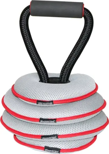 Kettlebell i butë i rregullueshëm Master 0.5 9.5kg, peshë e mbushur me rërë, dorezë trekëndëshe