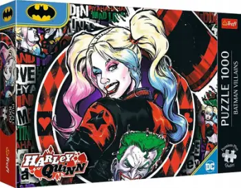 Puzzle Trefl Harley Quinn, 1000 pjesë, shumëngjyrësh