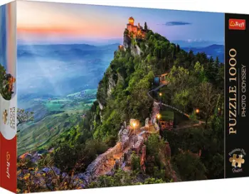 Puzzle Trefl Photo Odyssey Cesta Tower San Marino, 1000 pjesë, shumëngjyrësh