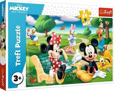 Puzzle Trefl Mickey Mouse with friends, 25 elemente, shumëngjyrësh - 1