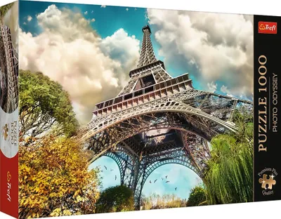 Puzzle Trefl Premium Plus, 1000 pjesë, Eiffel Tower Paris - 1
