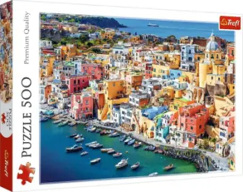 Puzzle Trefl Procida Campania Italy, 500 pjesë, shumëngjyrësh