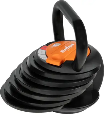 Kettlebell Rebel Active, rregullim automatik 2.3 9kg, gize, i zi
