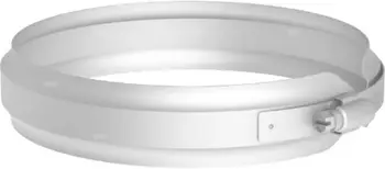 Kleme rrethore tubash Staples Clamp Band 15007359, 80 125mm, plastike, e bardhë