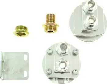 Kit zhvendosës vaji TurboWorks Oil Relocation Kit, AN10, argjendtë
