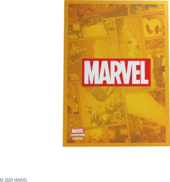 Mbështjellëse letra Gamegenic Marvel Art Sleeves, 66 x 91 mm, 50+1 copë, portokalli