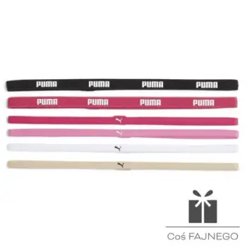 Fasha flokësh Puma Sportbands 053452 27, set 6 copë, madhësia OSFM, rozë