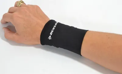 Fashë mbështetëse për kyç dore Dunlop L, elastike, e zezë - 2