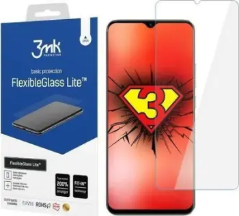 Mbrojtës ekrani 3mk FlexibleGlass Lite për Realme C31, xham hibrid 0.16mm, transparencë e lartë