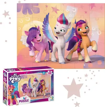 Puzzle për fëmijë Dodo My Little Pony, 30 pjesë, shumëngjyrësh