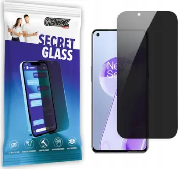 Mbrojtës ekrani Grizz SecretGlass për OnePlus 8T Plus 5G, xham privatësie, transparent