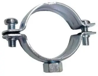 Klemë çeliku Goodwork DN65 2 1/2", M8 120 mm, metalike
