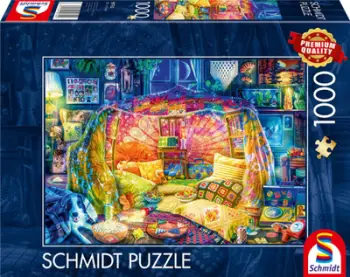 Puzzle Schmidt Spiele A Cosy Den, 1000 pjesë, shumëngjyrësh