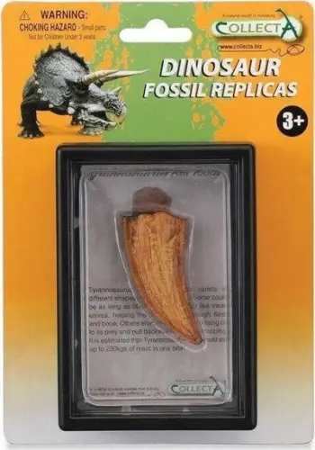 Figurë Collecta Tyrannosaurus Tooth, dhëmb dinozauri, në paketim