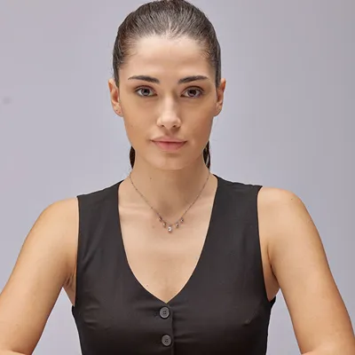 Qafore për femra Brosway, e argjendtë - 3