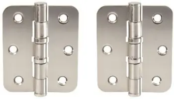 Kllapë dere DOOR HINGE 100x75x2.5 SN, nickel mat, argjend