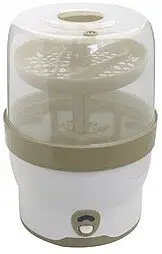Sterilizues shishesh bebe H+H BS 29, për 6 shishe, me avull, bezhë e bardhë
