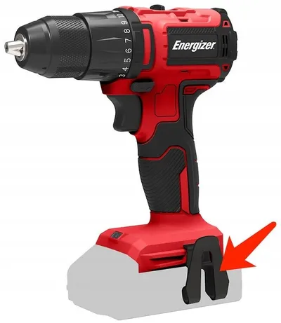 Stërvitëse pa kabllo Energizer Brushless, 20V, 40Nm, e kuqe - 1