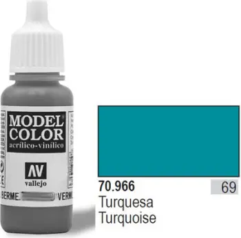 Bojë akrilike Vallejo Model Color, 17ml, turkeze