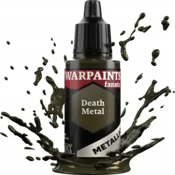 Bojë akrilike The Army Painter Warpaints Fanatic Metallic Death Metal, 18ml, metalike, e zezë