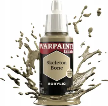 Bojë akrilike The Army Painter Warpaints Fanatic Skeleton Bone, 18ml, ngjyrë kocke
