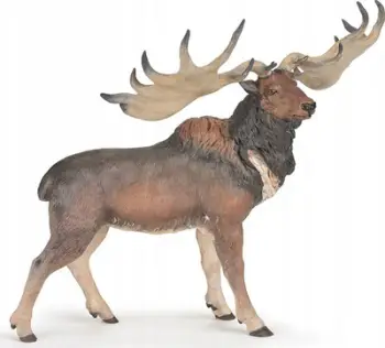 Figurë koleksioni dinozaur Megaloceros, set figurash, edukativ, shumëngjyrësh