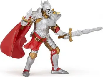 Figurë lodër kalorës PAPO Fantasy World Knight with Iron Mask, plastike, shumëngjyrëshe