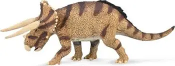 Figurë dinosauri Collecta Triceratops Horridus in Clash, plastike, shumëngjyrëshe