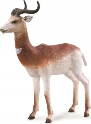 Figurë kafshe Collecta Dama Gazelle, lodër koleksionare, shumëngjyrëshe