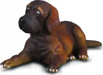 Figurë lodër Collecta German Shepherd Puppy, 7cm, shumëngjyrëshe