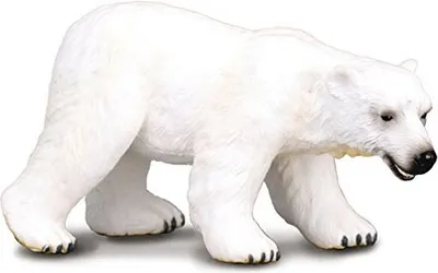 Figurë lodër Collecta Polar Bear, madhësia S, e bardhë - 1