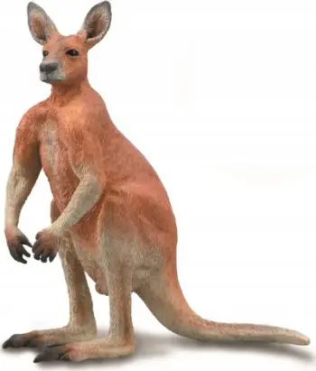 Figurë lodër Collecta Red Kangaroo Male, kangur mashkull, kafe