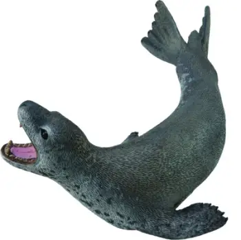 Figurë lodër Collecta Sea Leopard L, model realist, shumëngjyrëshe