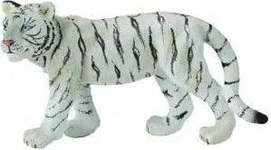 Figurë lodër Collecta White Tiger Cub 004-88429, plastikë, e bardhë