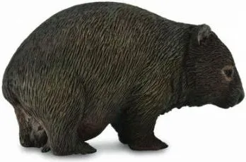 Figurë lodër Collecta Wombat, plastike, kafe - 1